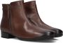 Gabor 718 Enkellaarsjes Enkelboots met rits Dames Cognac - Thumbnail 1