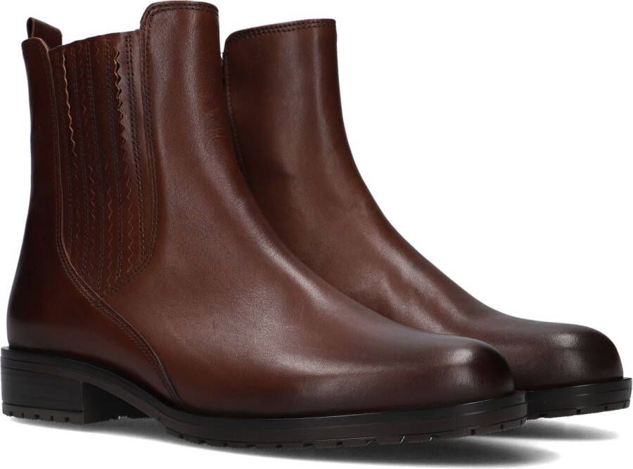 Gabor 792.1 Enkellaarsjes Enkelboots met rits Dames Cognac