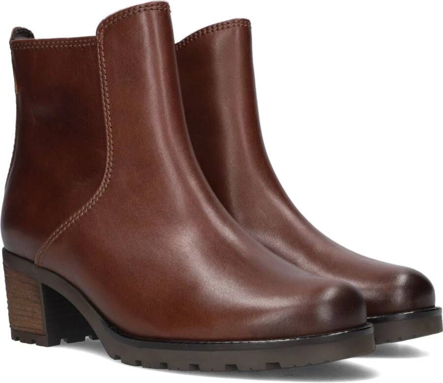 Gabor 800.1 Enkellaarsjes Enkelboots met rits Dames Cognac