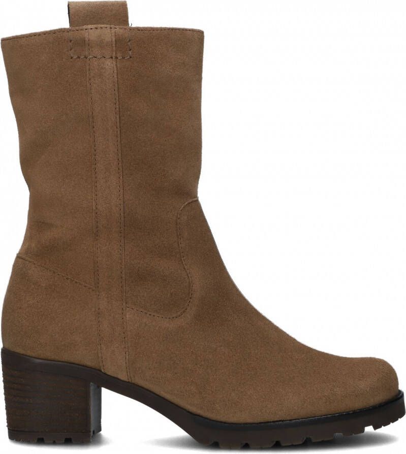 GABOR Enkellaarsjes Dames 806 Maat: 42 Materiaal: Suède Kleur: Cognac
