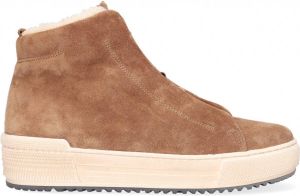 Bruin Tinten 485 Hoge sneakers Dames Cognac