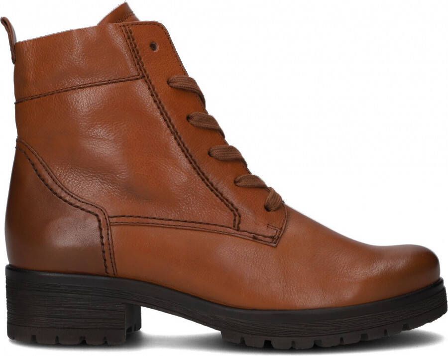 GABOR Veterboots Dames 095.1 Maat: 38 Materiaal: Leer Kleur: Cognac - Foto 2
