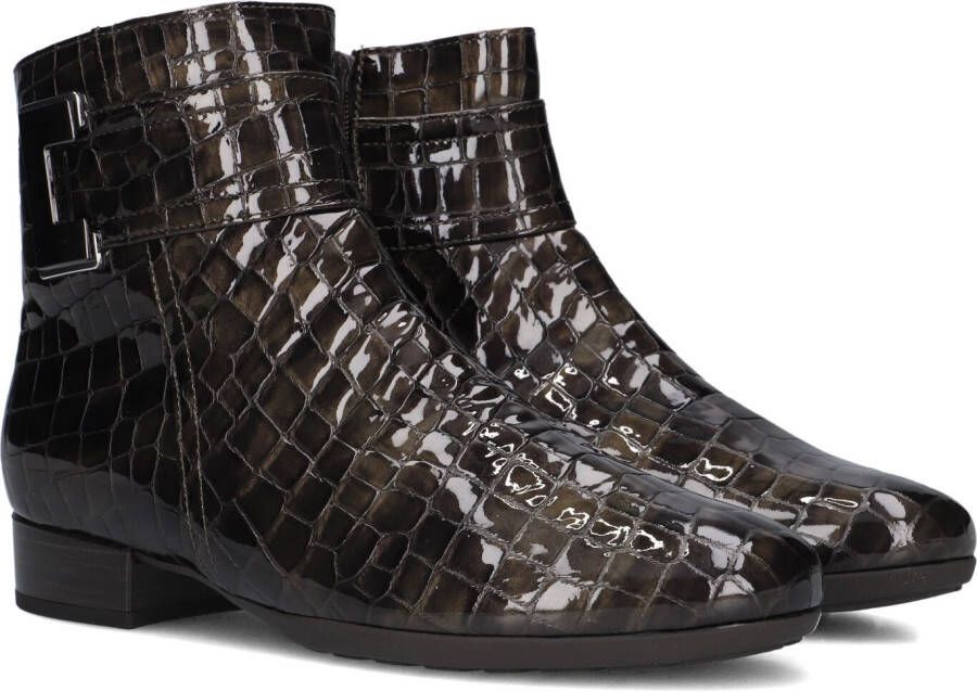 GABOR Enkellaarsjes Dames 712 Maat: 38 Materiaal: Leer Kleur: Bronskleurig