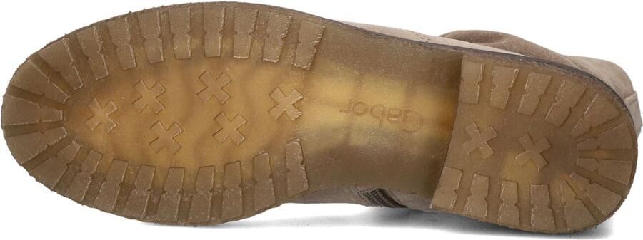 GABOR Enkellaarsjes Dames 013 Maat: 38 5 Materiaal: Suède Kleur: Beige - Foto 5