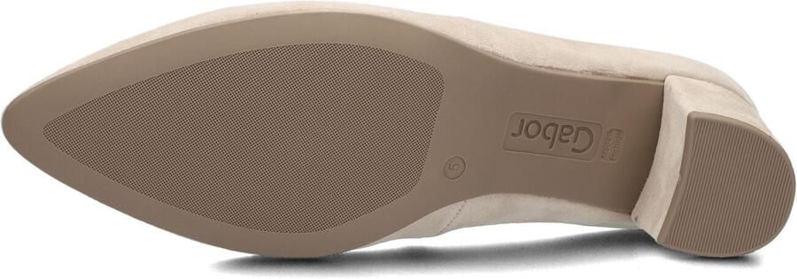 GABOR Pumps Dames 450 Maat: 40 Materiaal: Suède Kleur: Beige - Foto 5