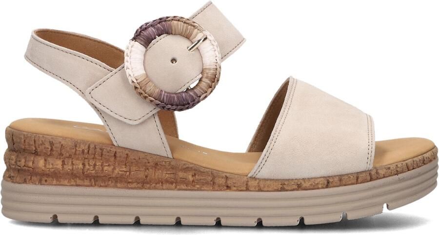 Gabor 706 Sandalen Met Sleehak Dames Beige - Foto 3