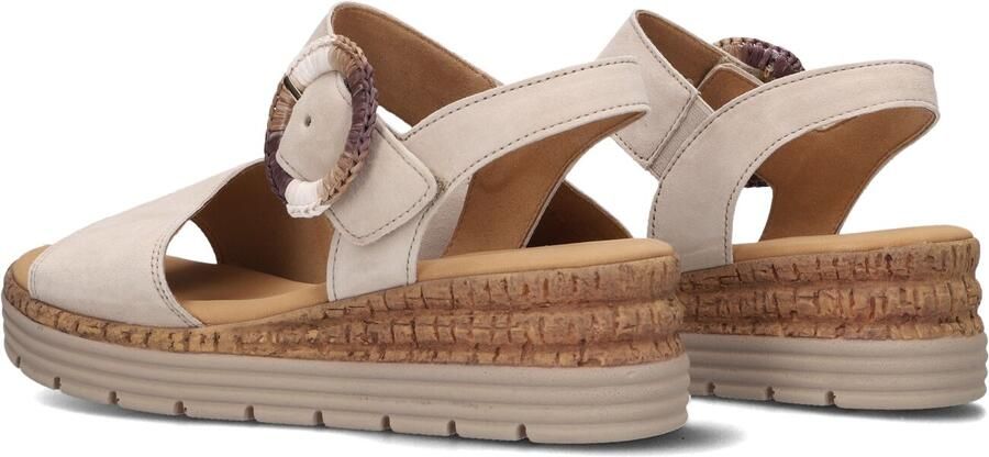 Gabor 706 Sandalen Met Sleehak Dames Beige - Foto 4