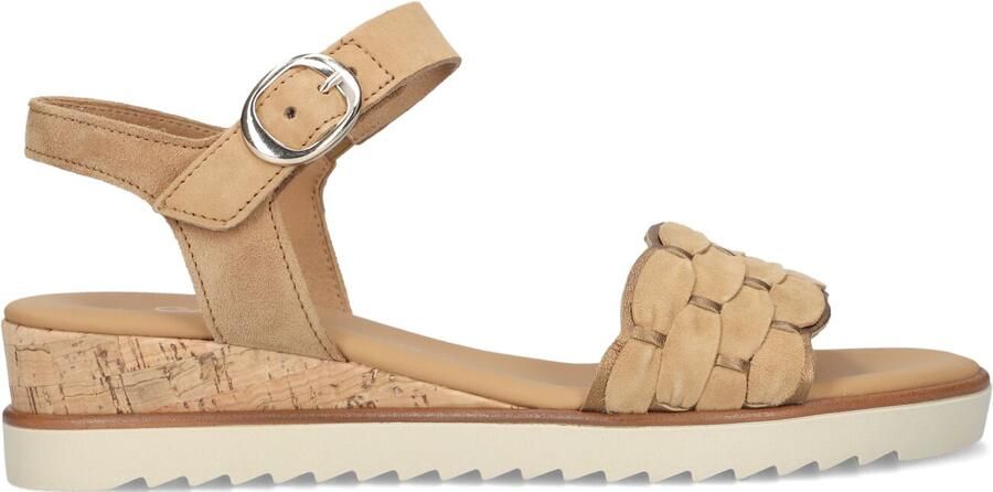 Gabor 758 Sandalen Met Sleehak Dames Beige - Foto 3