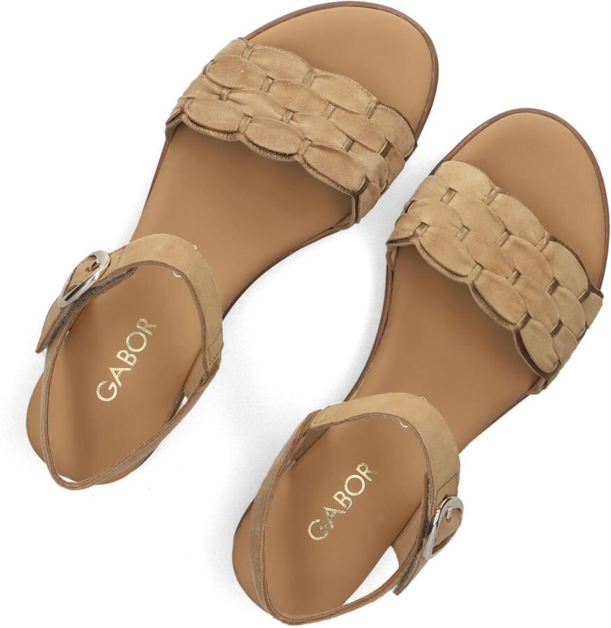 Gabor 758 Sandalen Met Sleehak Dames Beige - Foto 2