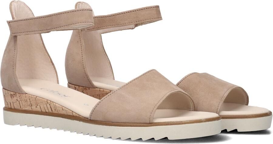 GABOR Dames 780.2 Maat: 41 Materiaal: Suède Kleur: Beige