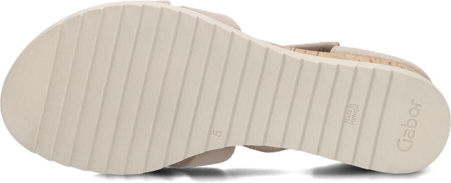 GABOR Dames 782 Maat: 37 Materiaal: Suède Kleur: Beige - Foto 4