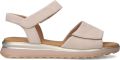Gabor Dames Sandalen met hak 840.1 Beige Suède Plateauzool - Lichtbeige