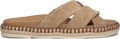 Gabor Sandaal met twee banden van leer - Beige
