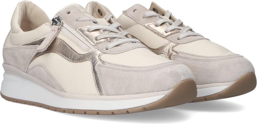 Gabor 305 Sneakers Dames Leren Sneaker Beige