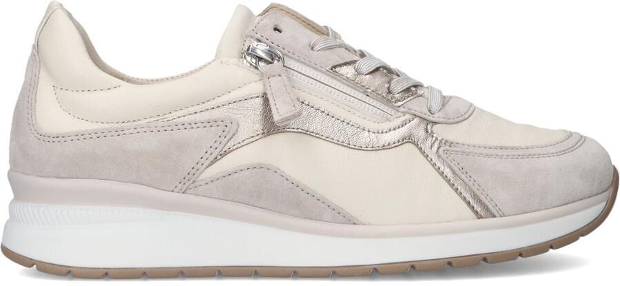 Gabor 305 Sneakers Dames Leren Sneaker Beige