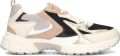 Gabor Sneakers met sleehak Florence vrijetijdsschoen lage schoen veterschoen in comfortwijdte g (= breed) - Beige