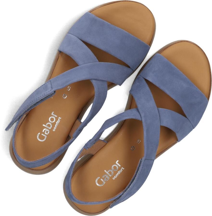 GABOR Dames 746 Maat: 35 5 Materiaal: Suède Kleur: Blauw - Foto 2