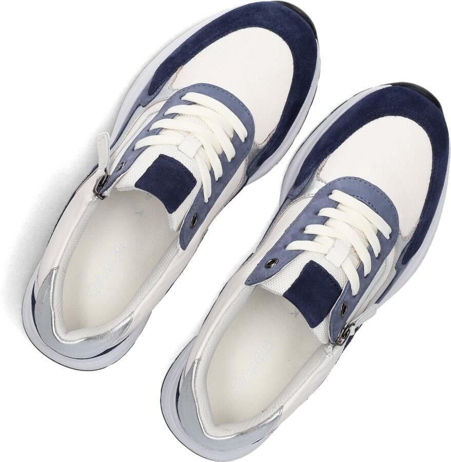 Gabor 598 Sneakers Dames Leren Sneaker Blauw - Foto 5