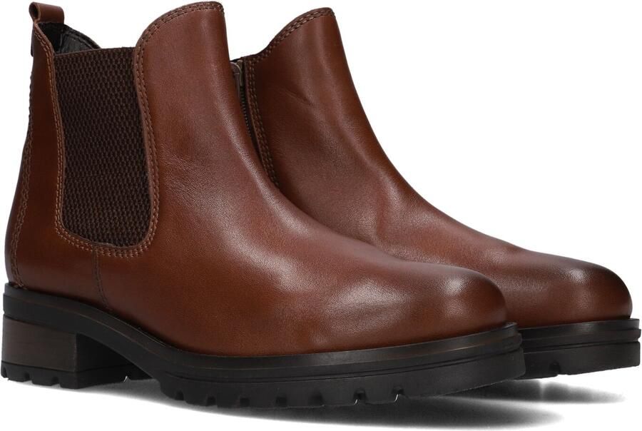 GABOR Chelsea Boots Dames 781.3 Maat: 37 5 Materiaal: Leer Kleur: Cognac