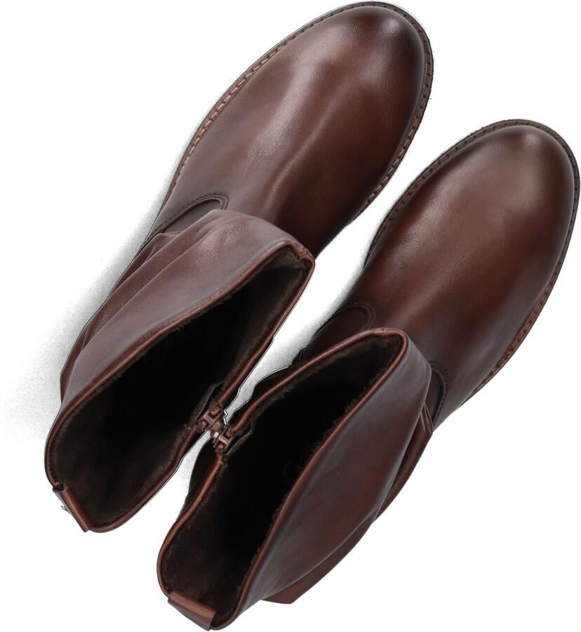 GABOR Enkellaarsjes Dames 013 Maat: 38 5 Materiaal: Leer Kleur: Cognac