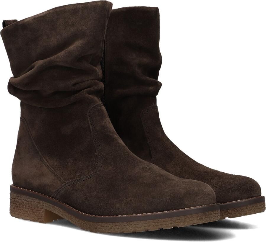 GABOR Enkellaarsjes Dames 013 Maat: 40 Materiaal: Suède Kleur: Bruin - Foto 1