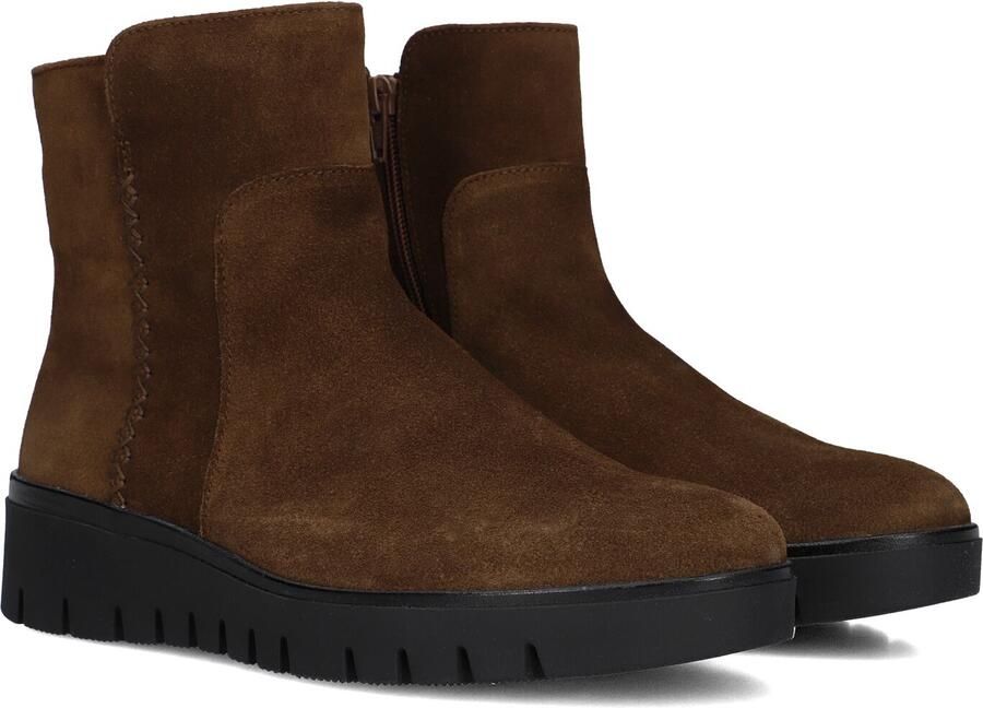 Gabor 8015 Enkellaarsjes Enkelboots met rits Dames Bruin