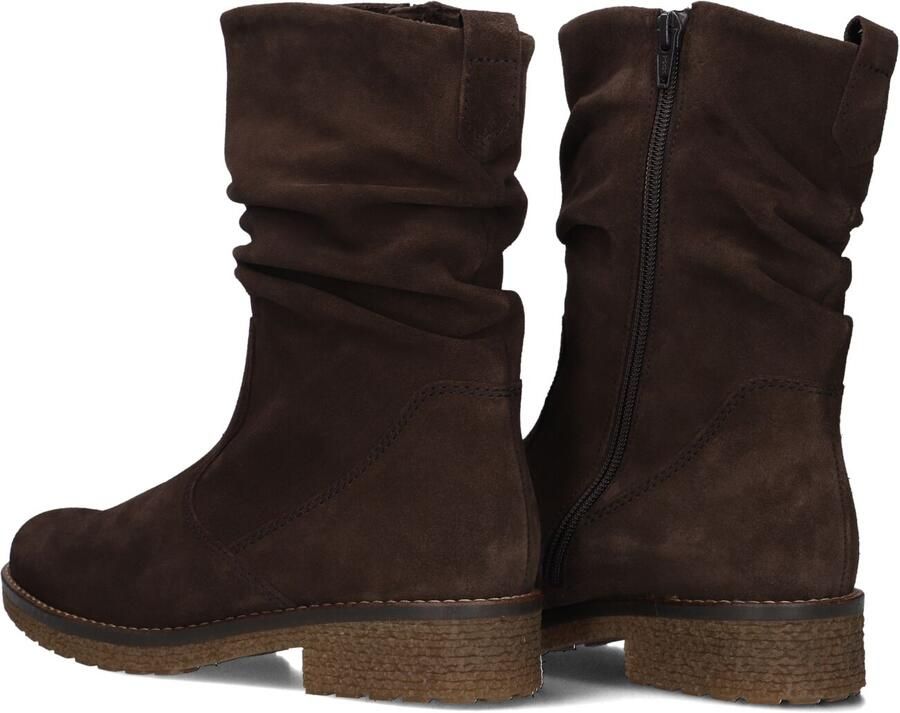 Gabor 013 Enkellaarsjes Enkelboots met rits Dames Bruin - Foto 4