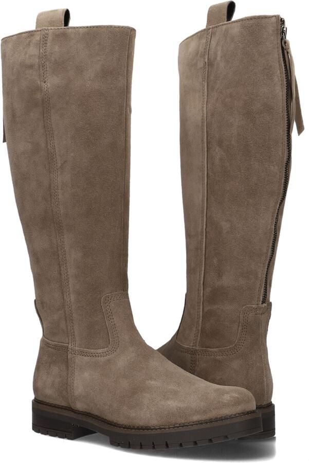GABOR Hoge Laarzen Dames 727 Maat: 35 5 Materiaal: Suède Kleur: Taupe
