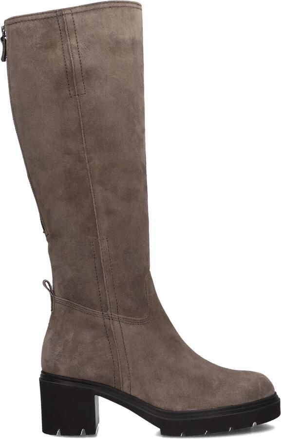 GABOR Hoge Laarzen Dames 879 Maat: 39 Materiaal: Suède Kleur: Taupe - Foto 3