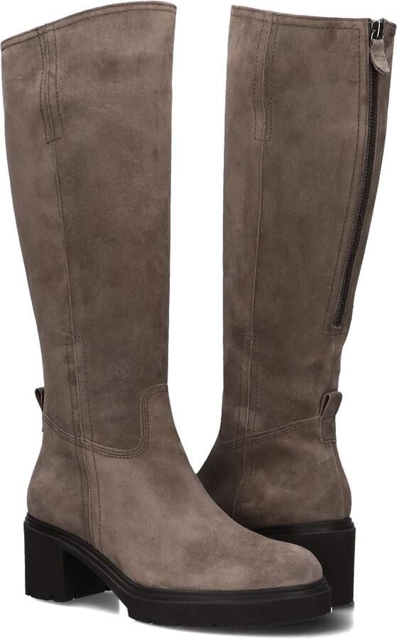GABOR Hoge Laarzen Dames 879 Maat: 39 Materiaal: Suède Kleur: Taupe - Foto 4