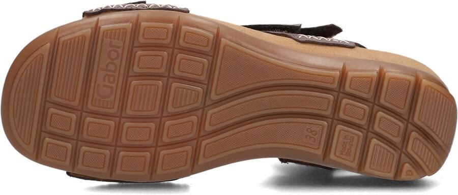 Gabor Sleehaksandaaltjes zomerschoen sandaal keilhak met contraststiksels - Foto 5