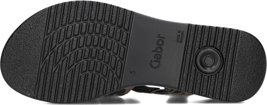 Gabor Dames Sandalen met hak 742 Bruin Suède Plateauzool - Foto 5