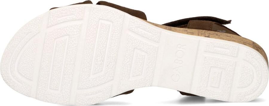 Gabor 761 Sandalen Met Sleehak Dames Bruin - Foto 5