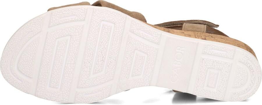 Gabor 761 Sandalen Met Sleehak Dames Taupe - Foto 5