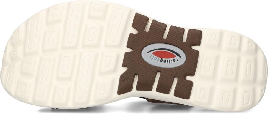 Gabor Dames Sandalen met hak 813.1 Bruin Suède Plateauzool - Foto 5