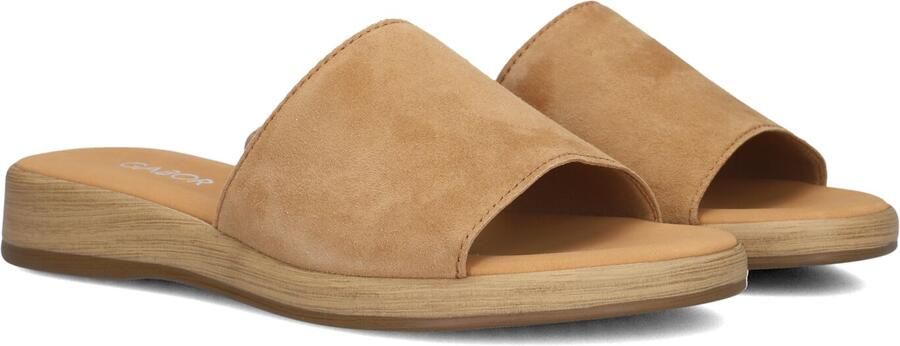 Gabor 730 Slippers Dames Camel