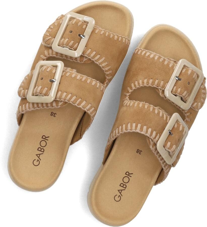 Gabor Slippers plateau comfortabele schoen zomerschoen met praktische klittenbandsluitingen - Foto 2