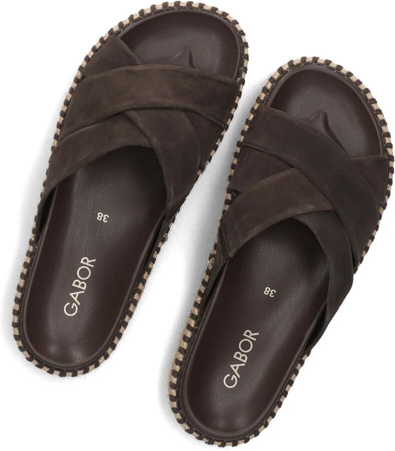 Gabor 780.1 Slippers Dames Bruin - Foto 2