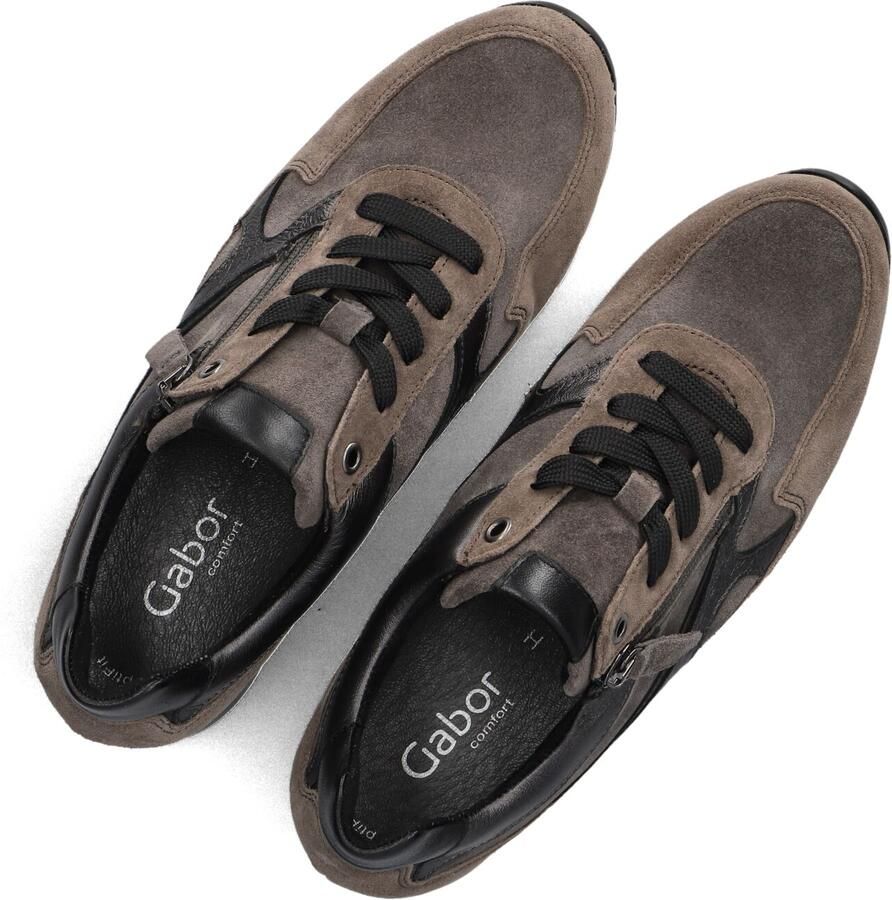 GABOR Lage Sneakers Dames 437 Suède Taupe - Foto 2