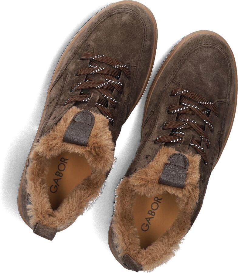 Gabor 6024.01.003 Sneakers Bruin Suede Dames Bruin - Foto 2