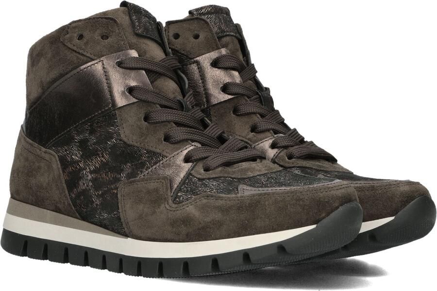 GABOR Hoge Sneakers Dames 755 Suède Bruin
