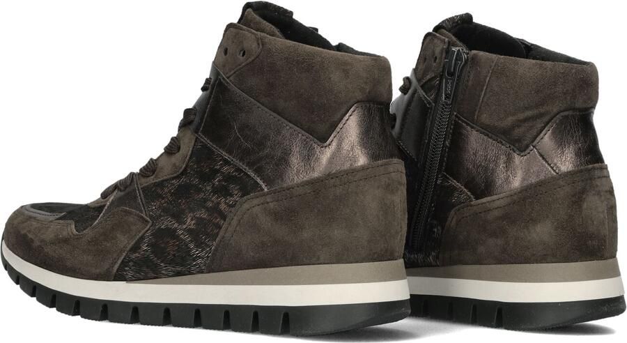 GABOR Hoge Sneakers Dames 755 37 5 Suède Bruin - Foto 4