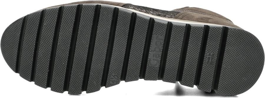 GABOR Hoge Sneakers Dames 755 37 5 Suède Bruin - Foto 5