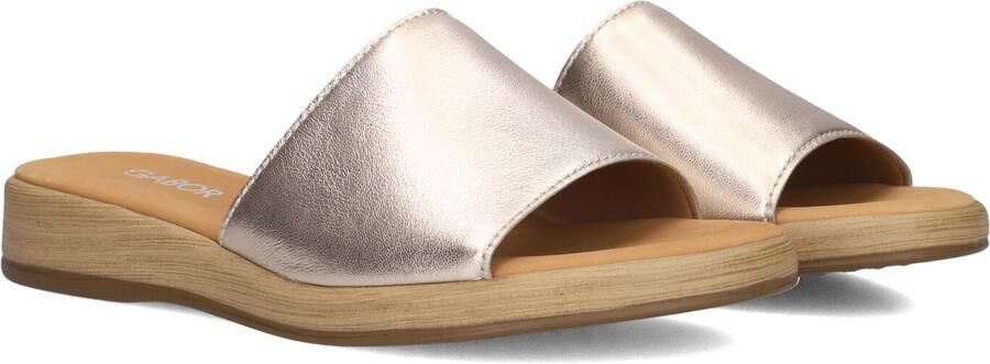Gabor 730 Slippers Dames Goudkleurig