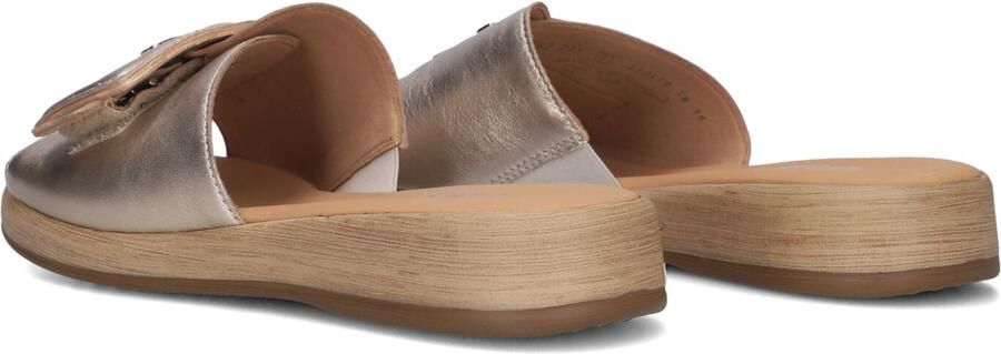 GABOR Slippers Dames 731.3 Maat: 39 Materiaal: Leer Kleur: Goudkleurig - Foto 5