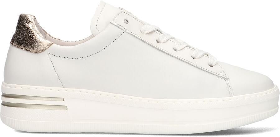 GABOR Lage Sneakers Dames 395 Leer Wit - Foto 3