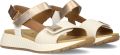 Gabor Sandaal Beige Goud dames art - Multicolor