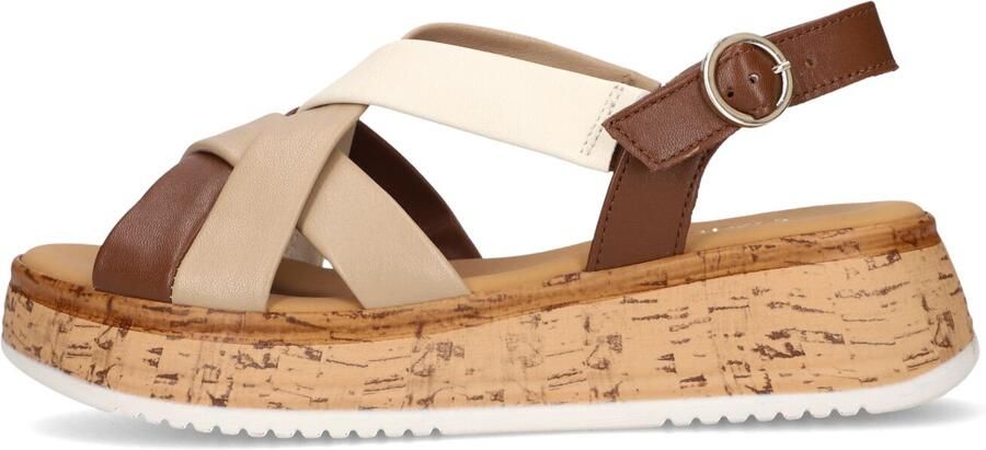 Gabor Dames Sandaal Bruin Beige Artikel - Foto 3