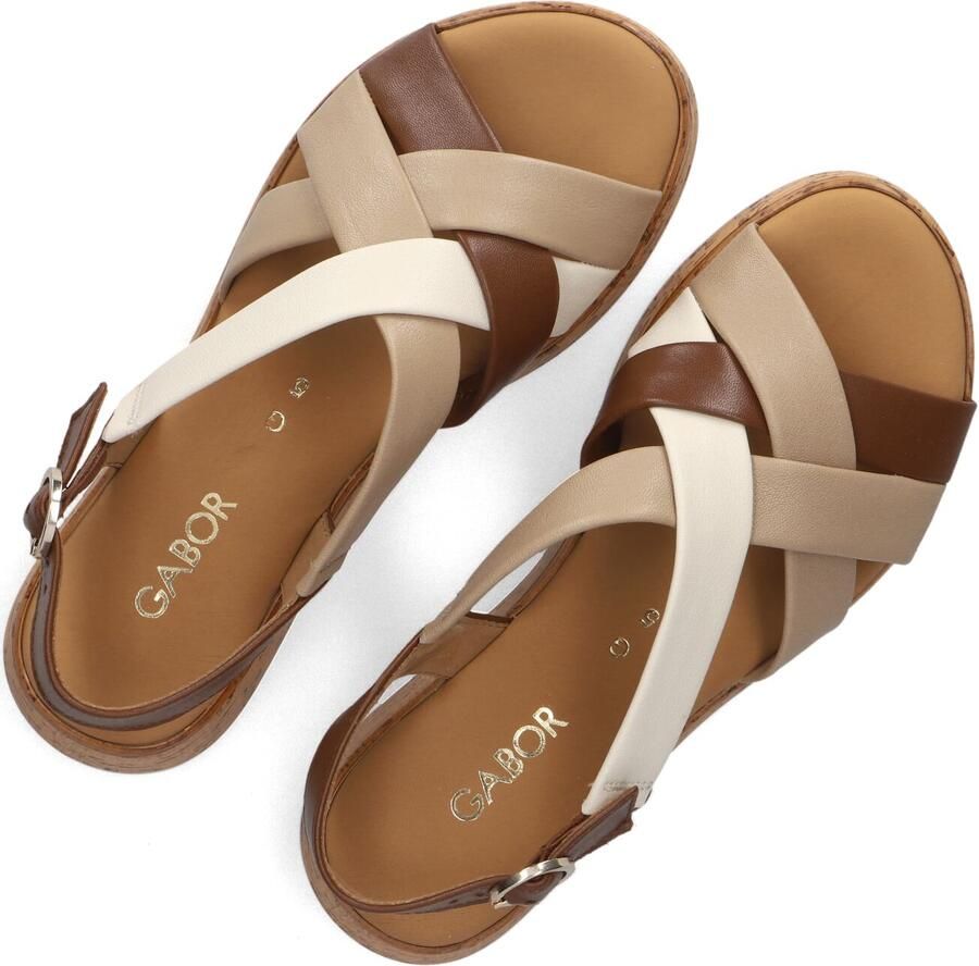 Gabor Dames Sandaal Bruin Beige Artikel - Foto 2