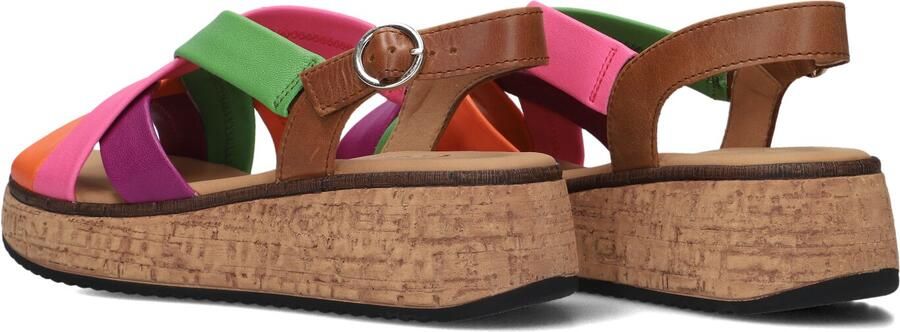 Gabor Sleehaksandaaltjes Florence plateau zomerschoen in kleurrijk design wijdte g (=wijd) - Foto 5